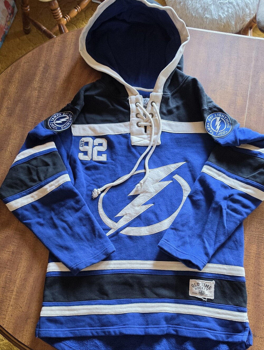 Tampa Bay Lightning Blue Hockey Hoodie